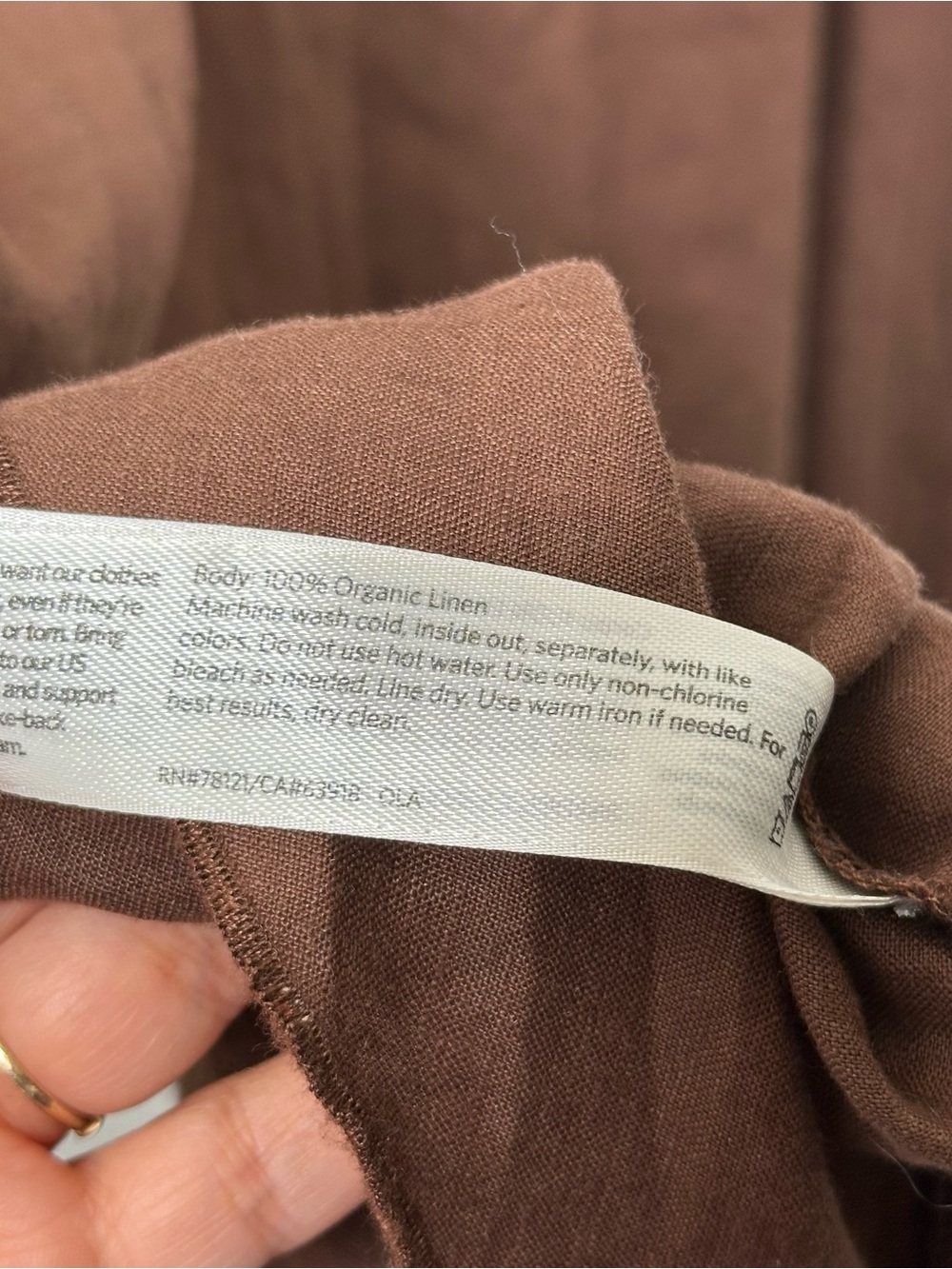 Eileen Fisher Brown Sleeveless Maxi Dress - Classic Everyday Style - Picture 9 of 10